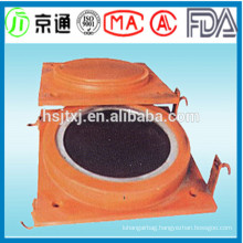 Base isolators with a capacity of 33 tons Pot bearing